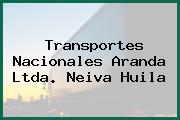 Transportes Nacionales Aranda Ltda. Neiva Huila
