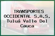 TRANSPORTES OCCIDENTAL S.A.S. Tuluá Valle Del Cauca