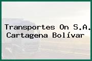 Transportes On S.A. Cartagena Bolívar