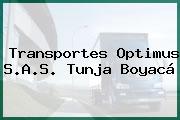Transportes Optimus S.A.S. Tunja Boyacá