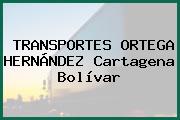 TRANSPORTES ORTEGA HERNÁNDEZ Cartagena Bolívar