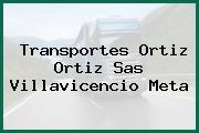 Transportes Ortiz Ortiz Sas Villavicencio Meta