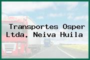 Transportes Osper Ltda. Neiva Huila