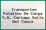 Transportes Palatino De Carga S.A. Cartago Valle Del Cauca