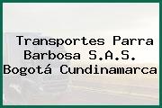 Transportes Parra Barbosa S.A.S. Bogotá Cundinamarca