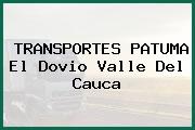 TRANSPORTES PATUMA El Dovio Valle Del Cauca