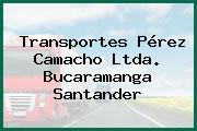 Transportes Pérez Camacho Ltda. Bucaramanga Santander
