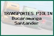 TRANSPORTES PIOLIN Bucaramanga Santander
