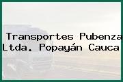Transportes Pubenza Ltda. Popayán Cauca