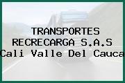 TRANSPORTES RECRECARGA S.A.S Cali Valle Del Cauca