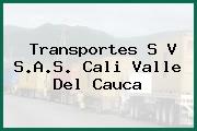 Transportes S V S.A.S. Cali Valle Del Cauca