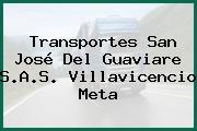 Transportes San José Del Guaviare S.A.S. Villavicencio Meta