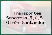 Transportes Sanabria S.A.S. Girón Santander