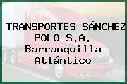 TRANSPORTES SÁNCHEZ POLO S.A. Barranquilla Atlántico