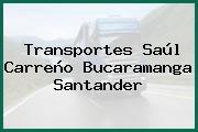 Transportes Saúl Carreño Bucaramanga Santander