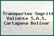 Transportes Segritt Valiente S.A.S. Cartagena Bolívar