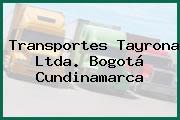 Transportes Tayrona Ltda. Bogotá Cundinamarca