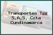 Transportes Tgg S.A.S. Cota Cundinamarca