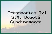 Transportes Tvl S.A. Bogotá Cundinamarca