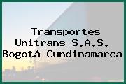 Transportes Unitrans S.A.S. Bogotá Cundinamarca