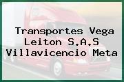 Transportes Vega Leiton S.A.S Villavicencio Meta
