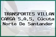 TRANSPORTES VILLAN CARGA S.A.S. Cúcuta Norte De Santander