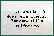 Transportes Y Acarreos S.A.S. Barranquilla Atlántico