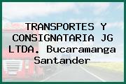 TRANSPORTES Y CONSIGNATARIA JG LTDA. Bucaramanga Santander