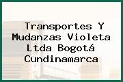 Transportes Y Mudanzas Violeta Ltda Bogotá Cundinamarca