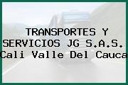 TRANSPORTES Y SERVICIOS JG S.A.S. Cali Valle Del Cauca