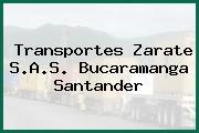 Transportes Zarate S.A.S. Bucaramanga Santander