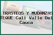 TRASTEOS Y MUDANZAS TEQUE Cali Valle Del Cauca