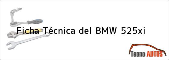 Ficha Técnica del <i>BMW 525xi</i>