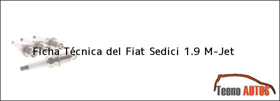 Ficha Técnica del Fiat Sedici 1.9 M-Jet