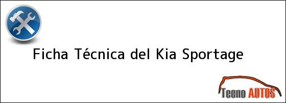 Ficha Técnica del Kia Sportage