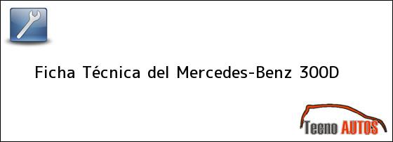 Ficha Técnica del Mercedes-Benz 300D