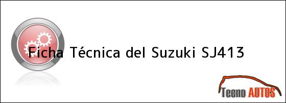 Ficha Técnica del Suzuki SJ413