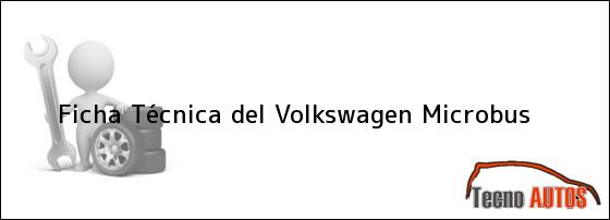 Ficha Técnica del <i>Volkswagen Microbus</i>