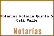 Notarias Notaria Quinta 5 Cali Valle