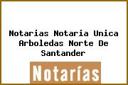 Notarias Notaria Unica Arboledas Norte De Santander