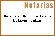 Notarias Notaria Unica Bolivar Valle