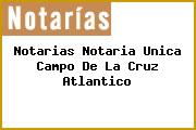 Notarias Notaria Unica Campo De La Cruz Atlantico
