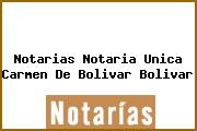 Notarias Notaria Unica Carmen De Bolivar Bolivar