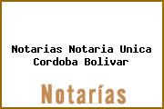 Notarias Notaria Unica Cordoba Bolivar