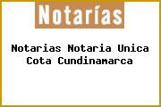 Notarias Notaria Unica Cota Cundinamarca