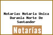 Notarias Notaria Unica Durania Norte De Santander