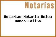 Notarias Notaria Unica Honda Tolima