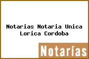Notarias Notaria Unica Lorica Cordoba