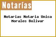 Notarias Notaria Unica Morales Bolivar