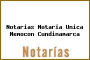 Notarias Notaria Unica Nemocon Cundinamarca